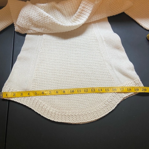 Anthropologie, Angel of the North, Cream Color Sweater Dress, Form Fitting - Picture 13 of 16